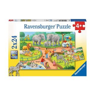 Ravensburger Puzzles 2x24 p Bienvenue au zoo