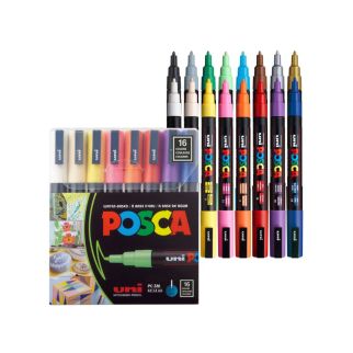 16 Marqueur Posca 0.9-1.3 mm - Posca