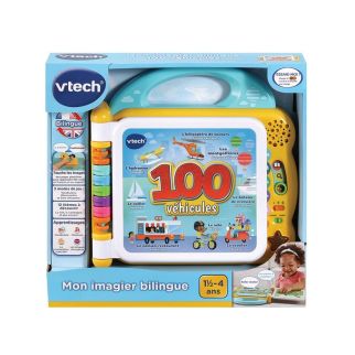Vtech Mon imagier bilingue 100 véhicules
