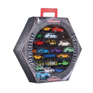 MAJORETTE - COFFRET 20 VÉHICULES EN MÉTAL À L'ÉCHELLE 1:64ÈME