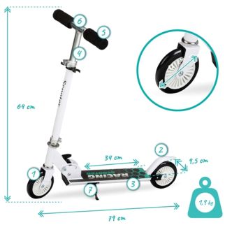 Trottinette QKids Flo Bleu