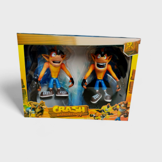 2 Figurines Crash Bandicoot