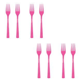 8 Fourchettes "Modus Vivendi Fuchsia"