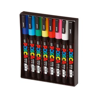 8 Marqueur Posca Pastel 0.7 mm