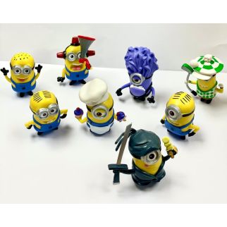 8 figurines Minions