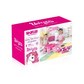 Activity Table Unicorn et 30 blocs - Dolu
