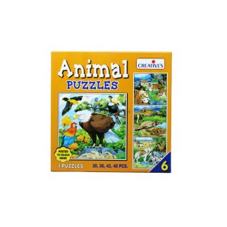 Animal les puzzles 6pcs - Creatives