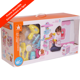 Autobus et chariot vétérinaire 2 en 1