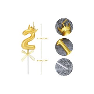 Bougie Chiffre En Plastique -Modèle 3