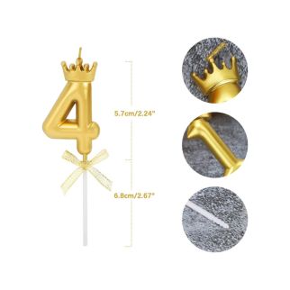 Bougie Chiffre En Plastique -Modèle 5