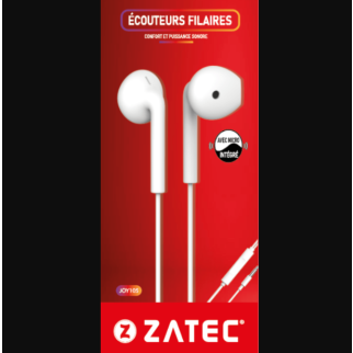 Ecouteurs filaires JOY105 avec micro intégré - Zatec