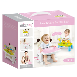 Chaise haute Portable Avec Plateau de Jeu