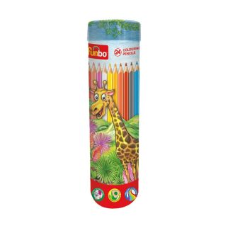 Crayons de couleur de 24 en Cylindre - Funbo