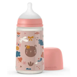 Biberon SX PRO M Forest bleu 270 ml - Suavinex