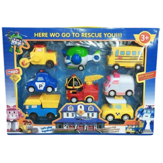 Ensemble Figurine Robocar