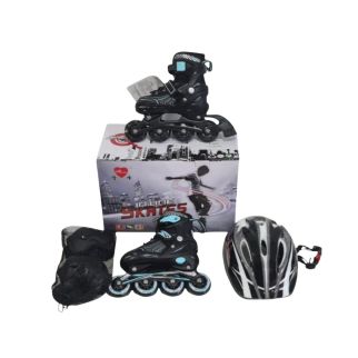 Ensemble de Patins à Roulettes-M 35-38-Noir