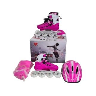 Ensemble de Patins à Roulettes-M 35-38-rose