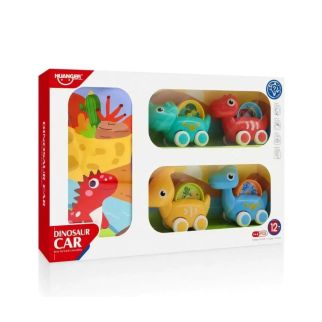 Ensemble Tapis Circuit avec Mini Voiture Dinosaure - Huanger