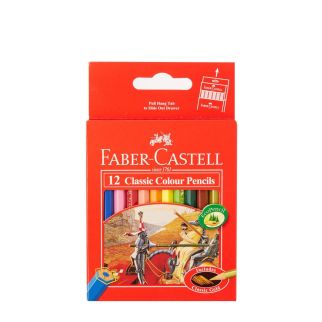 12 Crayons de couleurs FABER CASTELL
