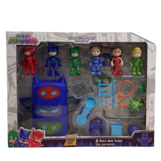 Figurines PJMASKS avec accessoires