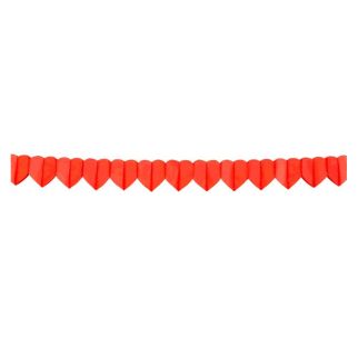 Guirlande coeur rouge 4M