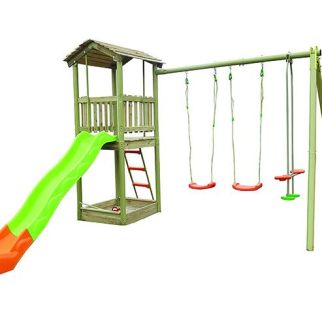 2 balançoires+1 face à face