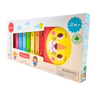 Lion Xylophone En Bois - Manchot