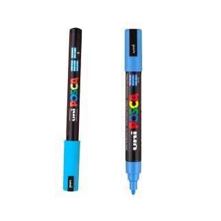 Marqueur Posca bleu Clair 0.9-1.3 mm