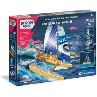 Mon atelier de mécanique Bateau à voile - Clementoni