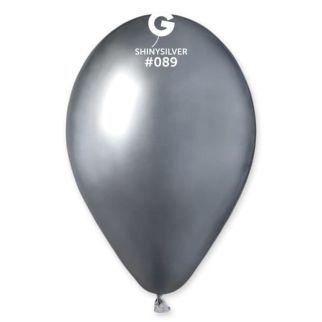 Sachet 25 Ballons Shiny Argenté