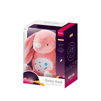 Peluche Lapin Rose Lumineuse - BABY DOLL