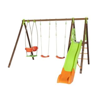 Portique Balançoire En Bois et Métal Zambo - Trigano