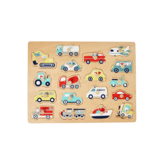 Puzzle en bois vehicules -onshine