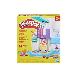 RAINBOW SWIRL ICE CREAM PLAYSET - Play-Doh