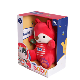 Renard en peluche pour bébé