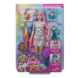 Mattel Poupée Barbie cheveux fantastiques