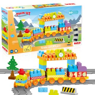 TRAIN SET 89 Pièces -Dolu