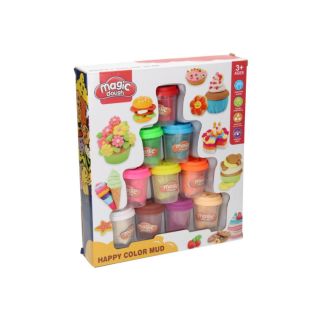 Set 10 Pots de Pâte à Modeler - Magic Dough