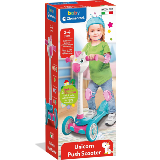 Trottinette Baby Unicorn Push Scooter - Clementoni